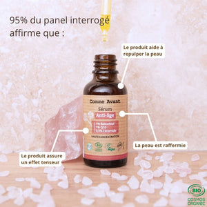 test d'usage sur le sérum anti-age comme avant avis des consommateurs