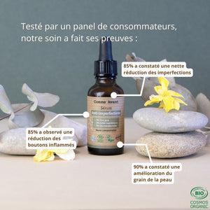 test d'usage sur le sérum anti-imperfections comme avant avis des consommateurs