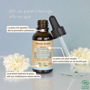 test d'usage sur le sérum hydratant comme avant avis des consommateurs