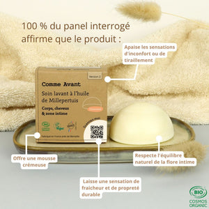 test d'usage sur le soin lavant comme avant avis des consommateurs