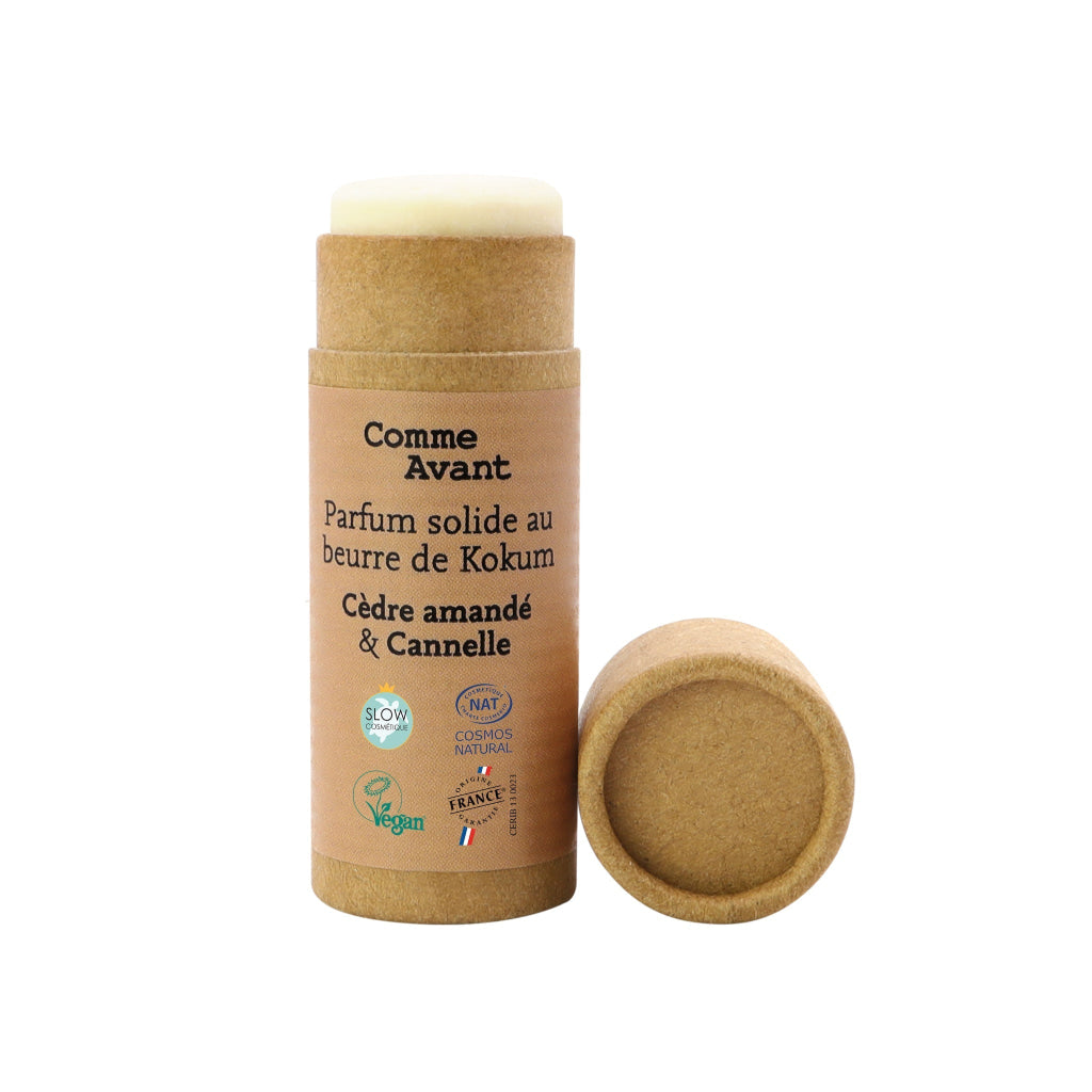 Parfum Solide Boisé Au Beurre De Kokum - Version 1 Cèdre Amandé & Cannelle Parfum