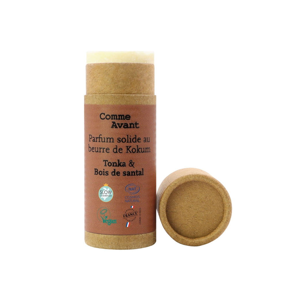 Parfum Solide Boisé Au Beurre De Kokum - Version 1 Tonka & Bois Santal Parfum