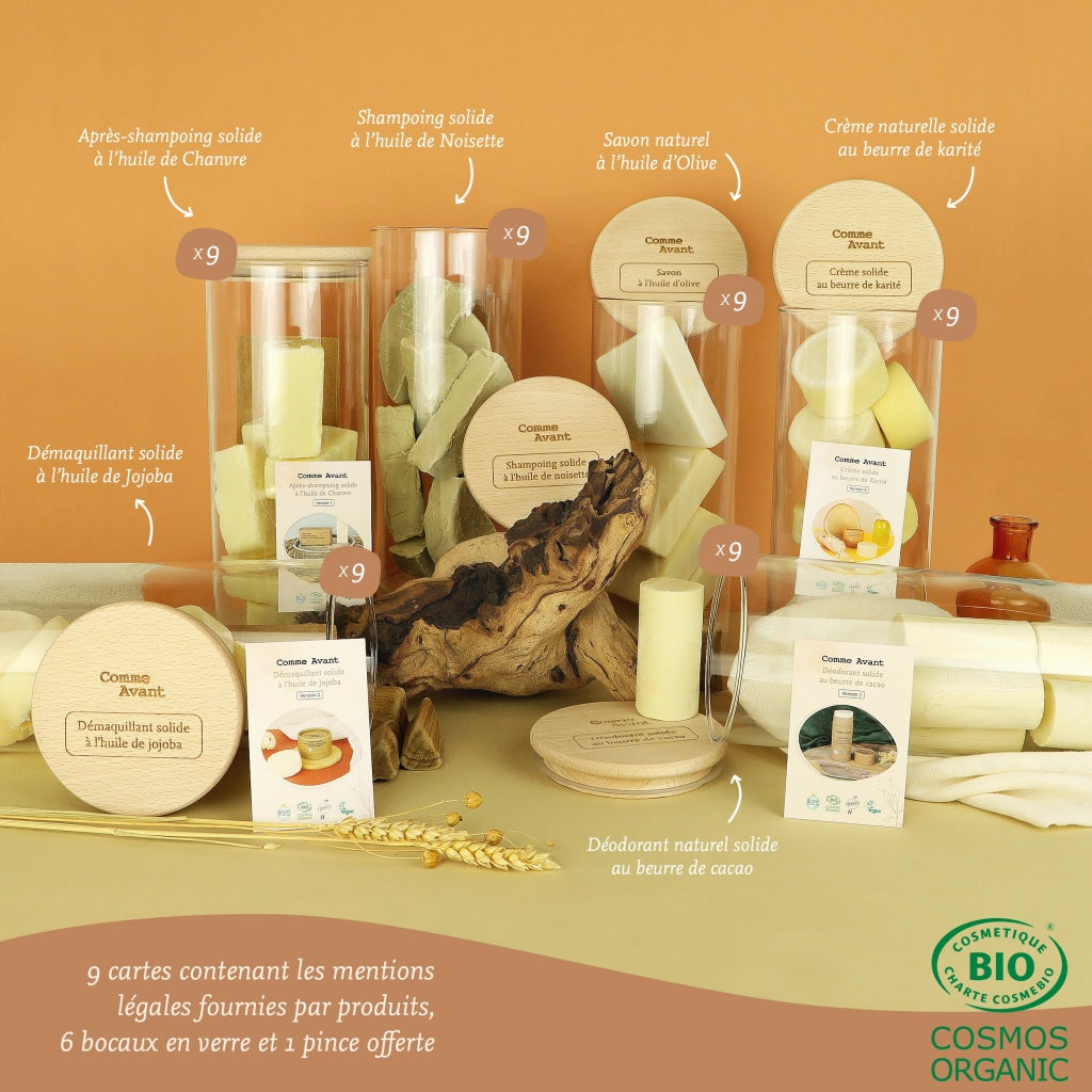 Pack implantation vrac - cosmétiques solides